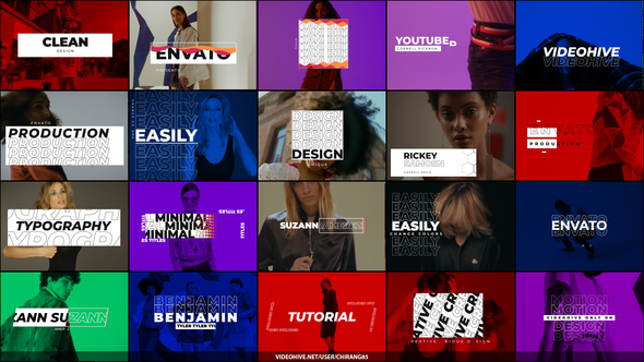 Minimal Typography / Videohive, After effects project files, Titles, Corporate