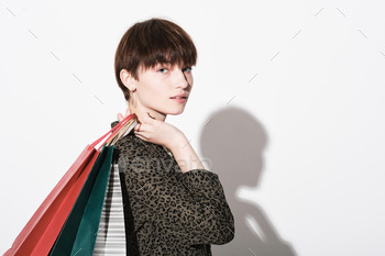 Young woman with shopping bags / Photodune, Misc
