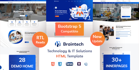 Braintech - Technology & IT Solutions HTML Template