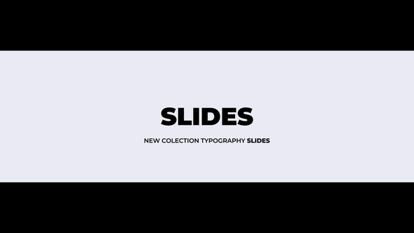 Typography Slides 1.0 | After Effects