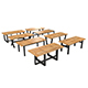 Wooden Table Set - 3DOcean Item for Sale