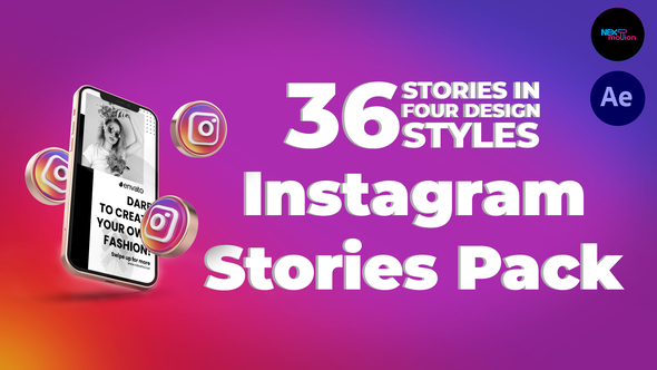 Instagram Stories,Reels Pack | 36 Template Designs