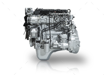 New Car Engine Isolated on White Background / Photodune, Misc