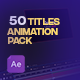 Text Tittle Motion Pack - VideoHive Item for Sale
