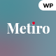 Metiro - Business Consulting WordPress Theme - ThemeForest Item for Sale