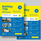 Holiday Trip Travel Flyer - GraphicRiver Item for Sale