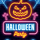 Halloween Neon Flyer - GraphicRiver Item for Sale
