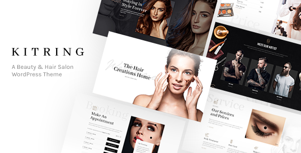 Kitring - A Beauty & Hair Salon WordPress Theme