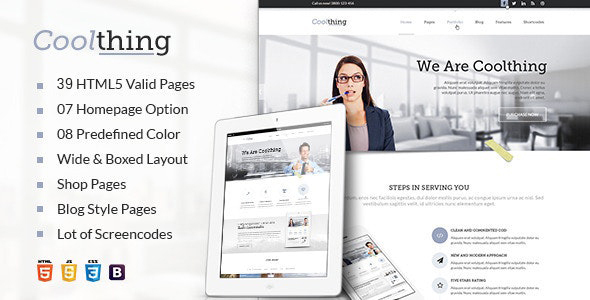 Cool Corporate Business HTML Template
