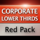 Corporate Lower Thirds Red Pack - VideoHive Item for Sale