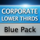 Corporate Lower Thirds Blue Pack - VideoHive Item for Sale