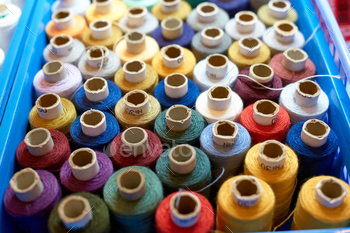 Set of colorful spools of thread. / Photodune, Misc