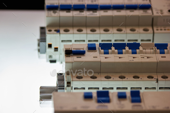 Automatic electricity fuse panel. / Photodune, Misc