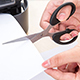 Scissors Cutting Paper