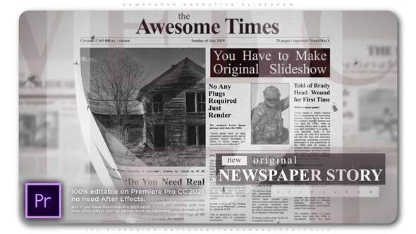 Newspaper Narrative Slideshow