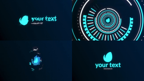 Digital Glitch Logo || FCPX alt