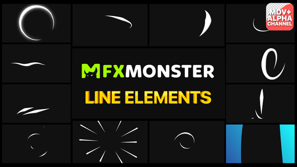 Line Elements | Motion Graphics alt