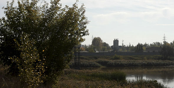 Lake And Industrial Area