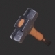 Sledge Hammer Low-Poly - 3DOcean Item for Sale