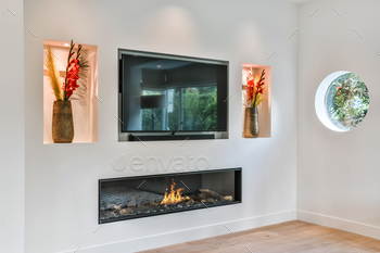 Stylish fireplace design / Photodune, Misc