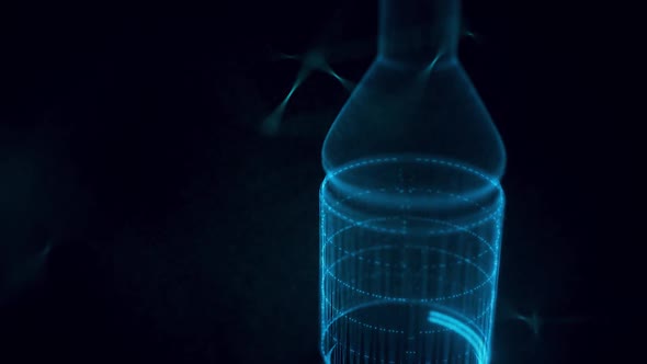 Unbranded Oil Additive Bottle Hologram Close Up Hd