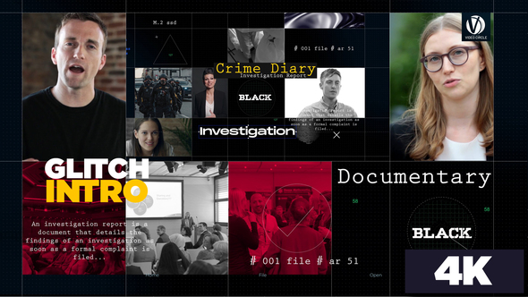 Glitch Intro - Crime Diary alt