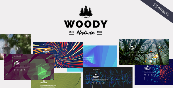 Woody - Exclusive Coming Soon WordPress Theme