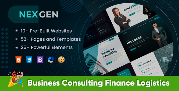 Nexgen - Bootstrap Template for Consulting
