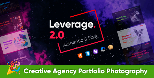 Leverage - Bootstrap Template for Agency