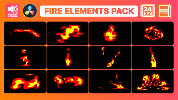 Fire Elements Pack | DaVinci Resolve