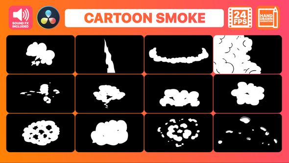 Cartoon Smoke Elements | DaVinci Resolve