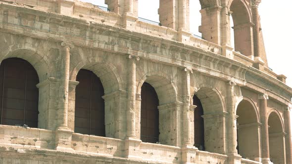 Wall of Colosseum.