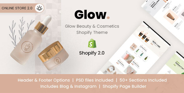 Glow - Beauty & Cosmetics Shopify Theme