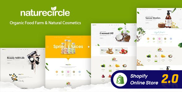 Naturecircle – Fresh Organic Food Store Shopify Theme