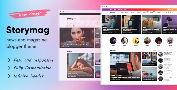 Story Mag - News Magazine Blogger Theme