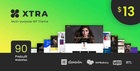 XTRA - Multipurpose WordPress Theme + RTL