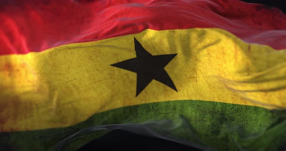 Ghana Vintage Flag