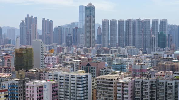Hong Kong urban city