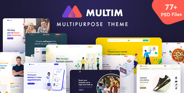 Multim - Multi-Purpose PSD Template