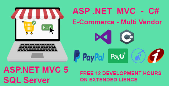 ECommerce Website in Asp.net MVC 5 and MsSql