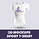 4 Sports 3D Mockup T-Shirt - GraphicRiver Item for Sale