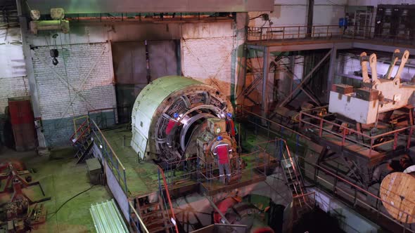 Electric Motor at the Steel Plant