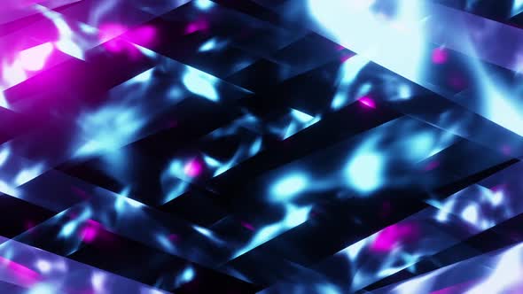 Bright Colorful Dancing Lights Motion Graphics Background