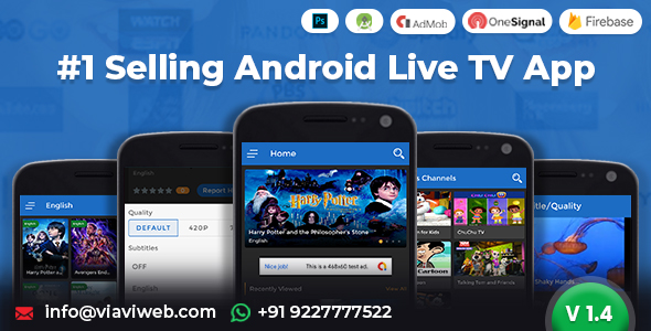 Android Live TV (Streaming TV, filmy, seriale internetowe, programy telewizyjne i oryginały)