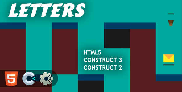 Letters Collector HTML5 Construct 2/3 Game