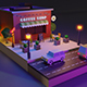 Low Poly Coffee Shop - 3DOcean Item for Sale