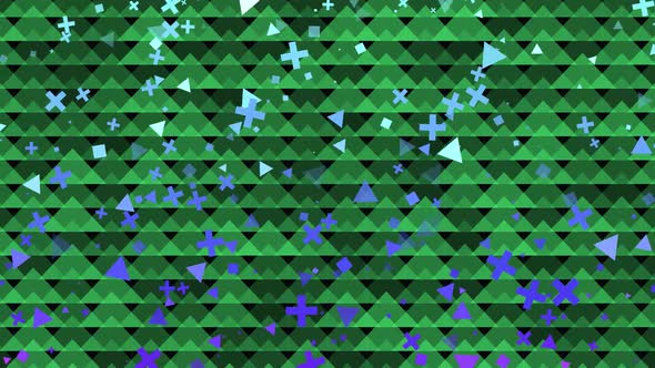 abstract green shapes moving background