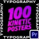 100 Kinetic Typography Posters | Premiere Pro - VideoHive Item for Sale