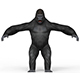Gorilla With PBR Textures - 3DOcean Item for Sale