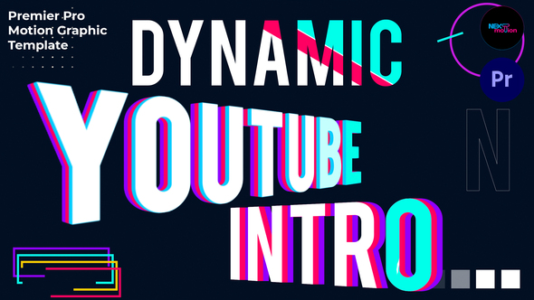 Dynamic YouTube Intro | MOGRT